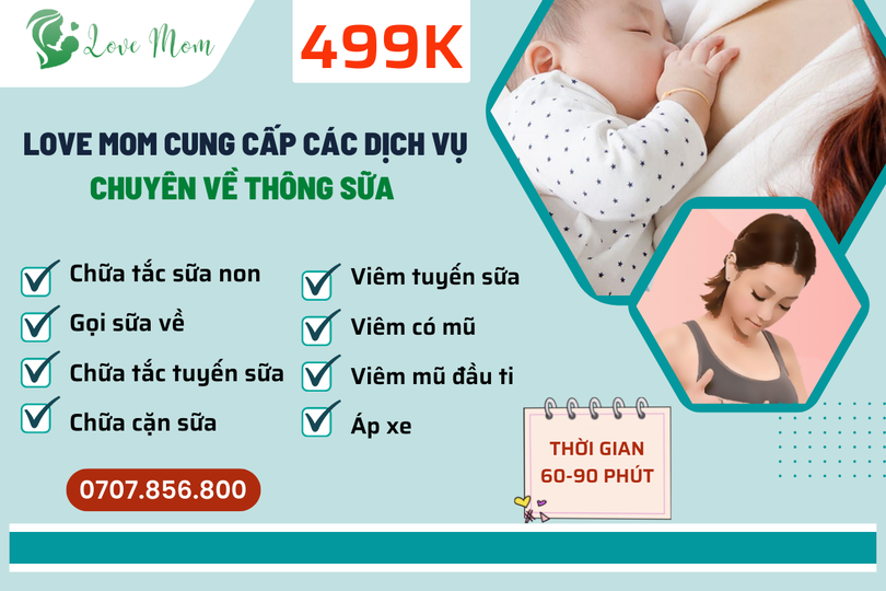 Giá dịch vụ thông tắc tia sữa